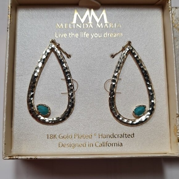 Melinda Maria Dana Sweet Teardrop Earrings - Picture 3 of 4